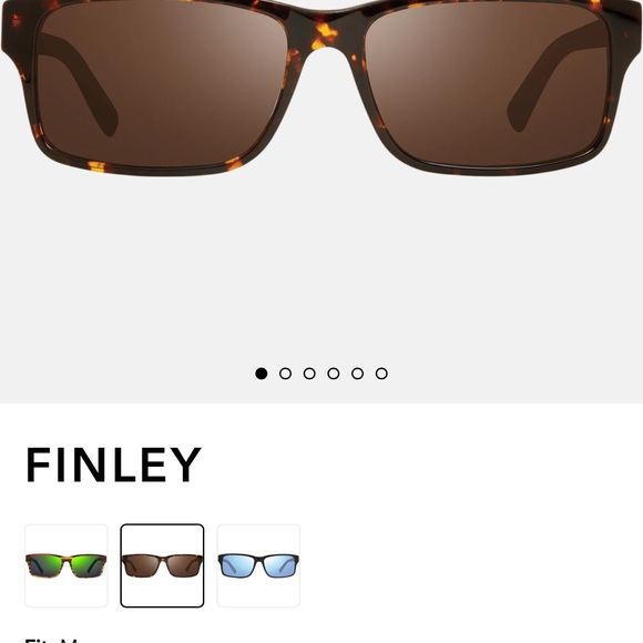 Revo Finley Tortoise Sunglasses with Brown Lenses hard case